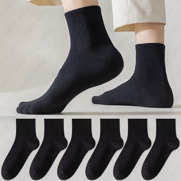 Premium Regular Ankle Length Socks Black Color – Odor-Free Cotton Socks for Men & Women – Unisex