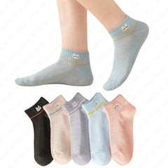 Premium Cute Rabbit Knit Design Ankle Length Socks for Girls and Women