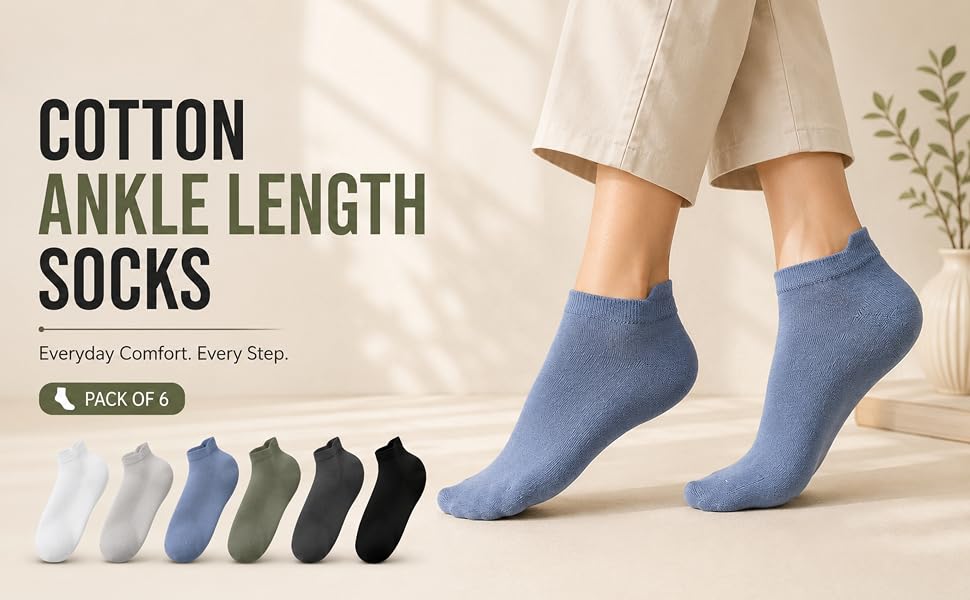 Premium Ankle Length Socks for Men & Women