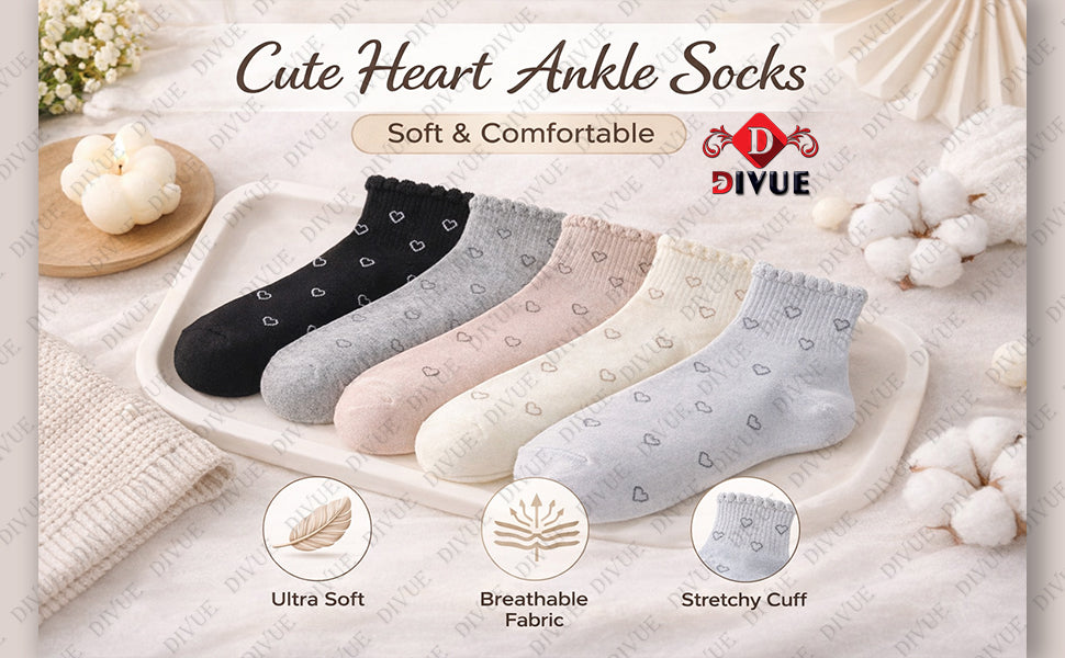 Premium Socks for Girls & Women Ankle Length