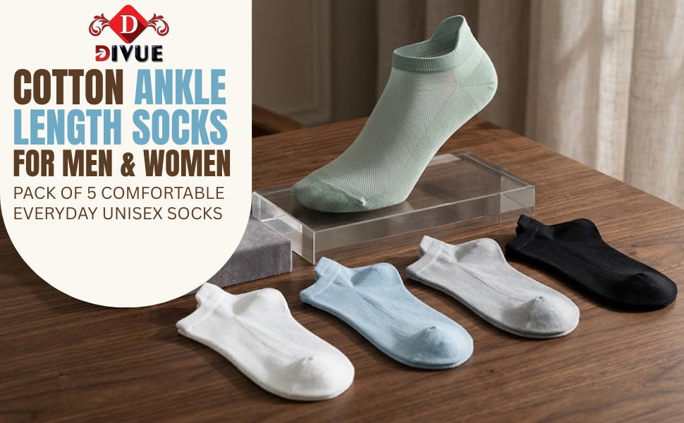 Premium Ankle Length Socks for Men & Women