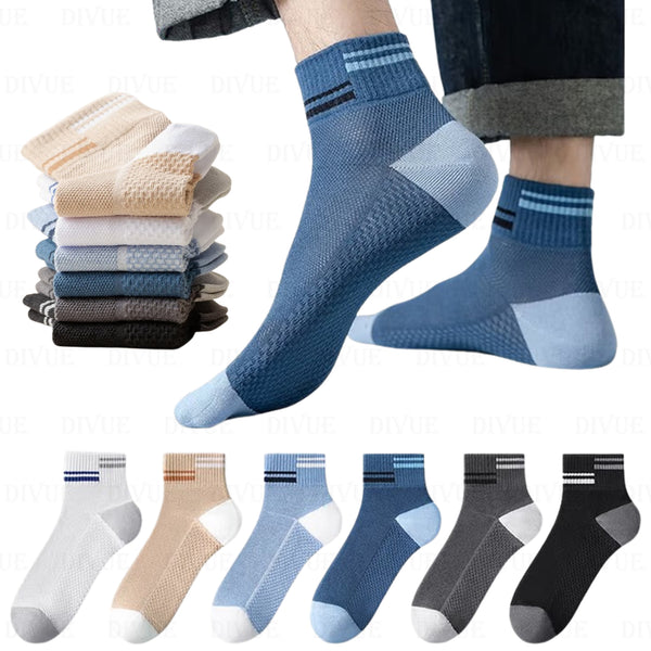 Cotton Ankle Socks Pack of 6