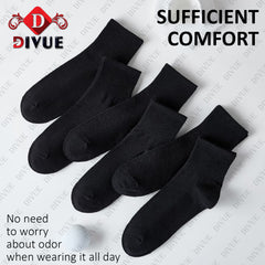 Premium Regular Ankle Length Socks Black Color – Odor-Free Cotton Socks for Men & Women – Unisex