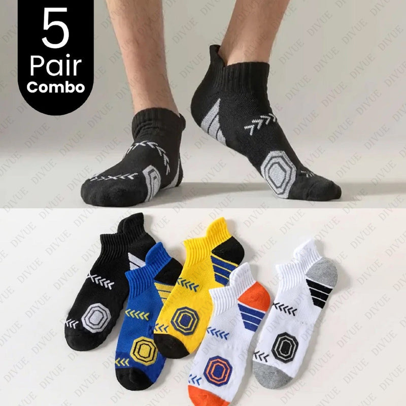Premium Ankle Length Socks Pack of 5 for Men & Women