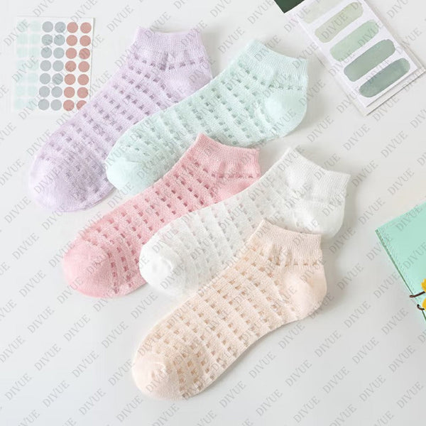 Women & Girls Ankle Length Cotton Socks