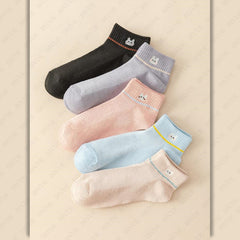 Premium Cute Rabbit Knit Design Ankle Length Socks for Girls and Women