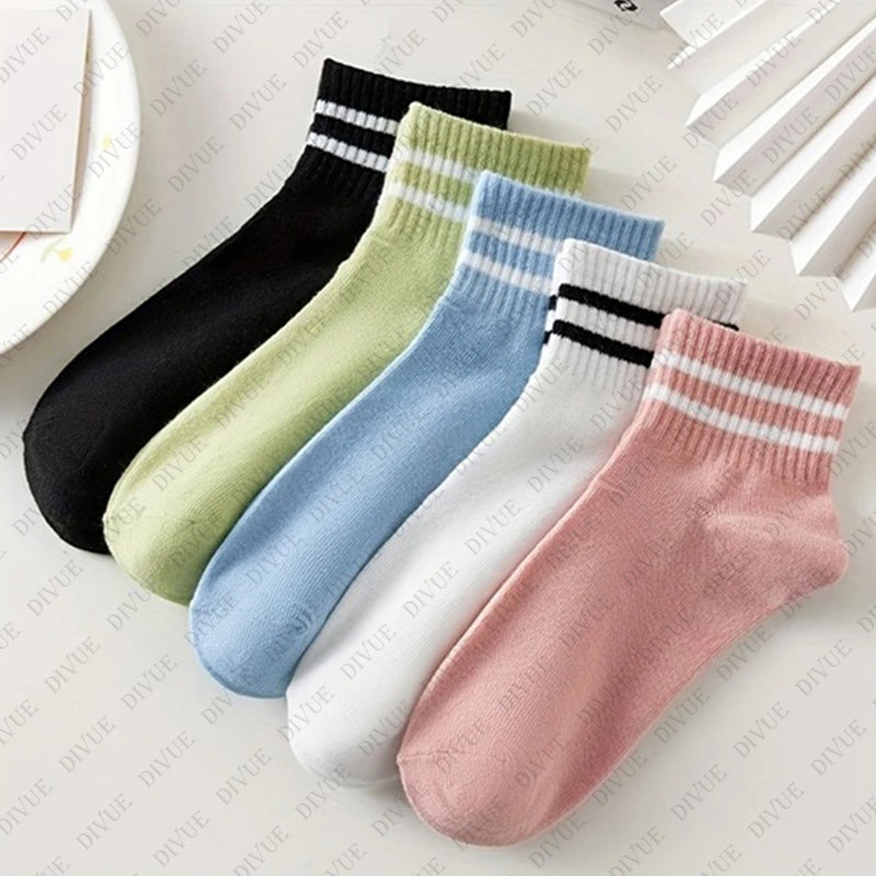 Women & Girls Ankle Length Cotton Socks