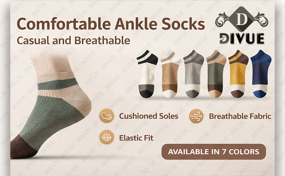 Premium Ankle Length Socks for Men & Women!