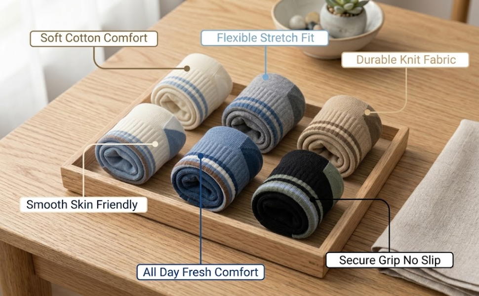 Premium Office ankle socks for men