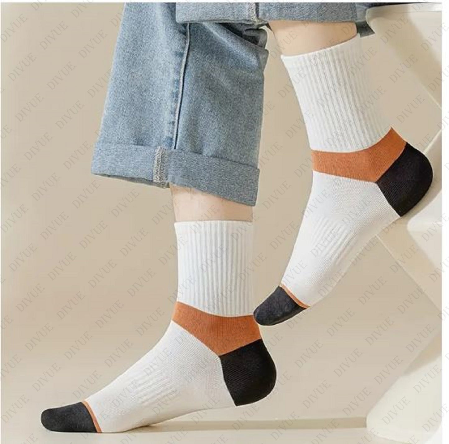 Premium Unisex Crew Length Socks Pack of 5