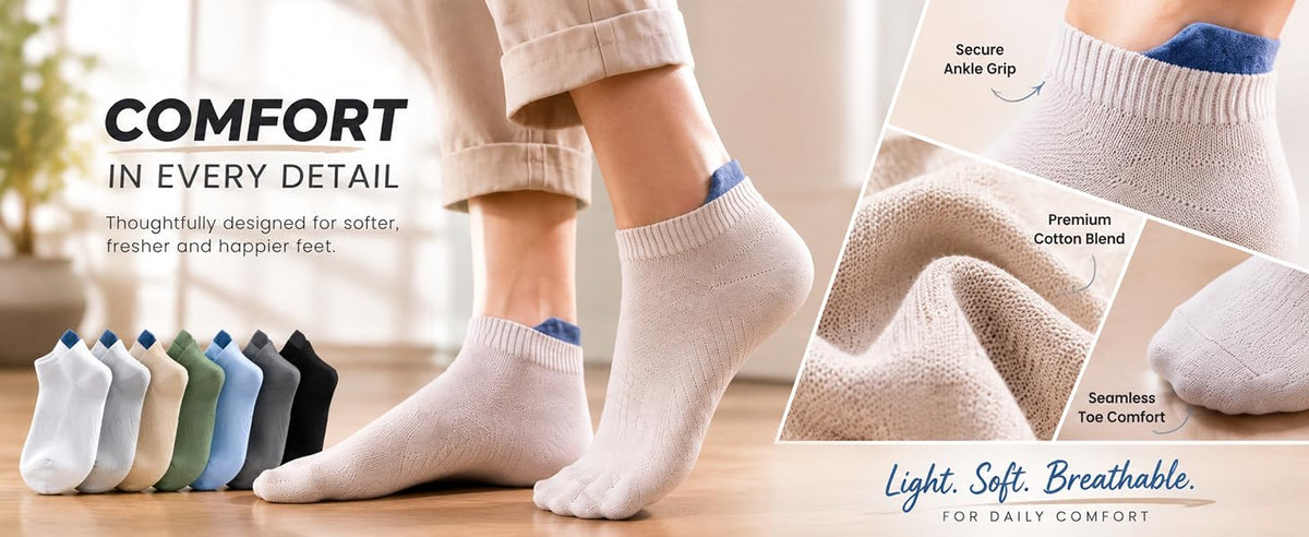 Premium Ankle Length Socks for Men & Women 7