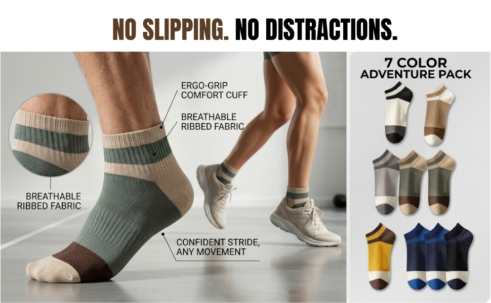 Premium Ankle Length Socks for Men & Women!