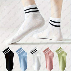 Women & Girls Ankle Length Cotton Socks