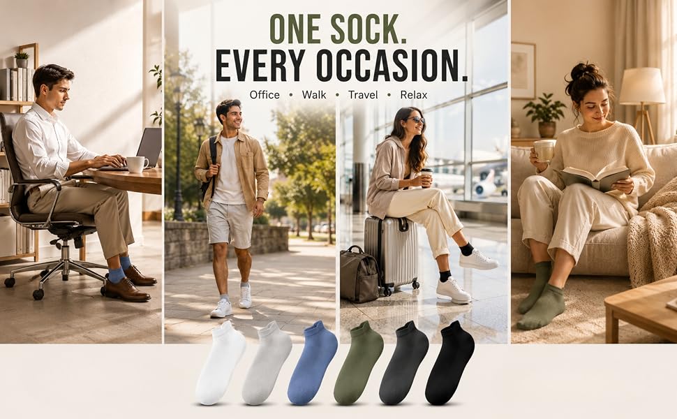 Premium Ankle Length Socks for Men & Women
