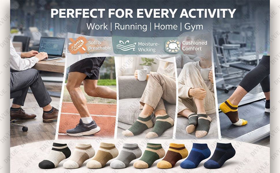 Premium Ankle Length Socks for Men & Women!