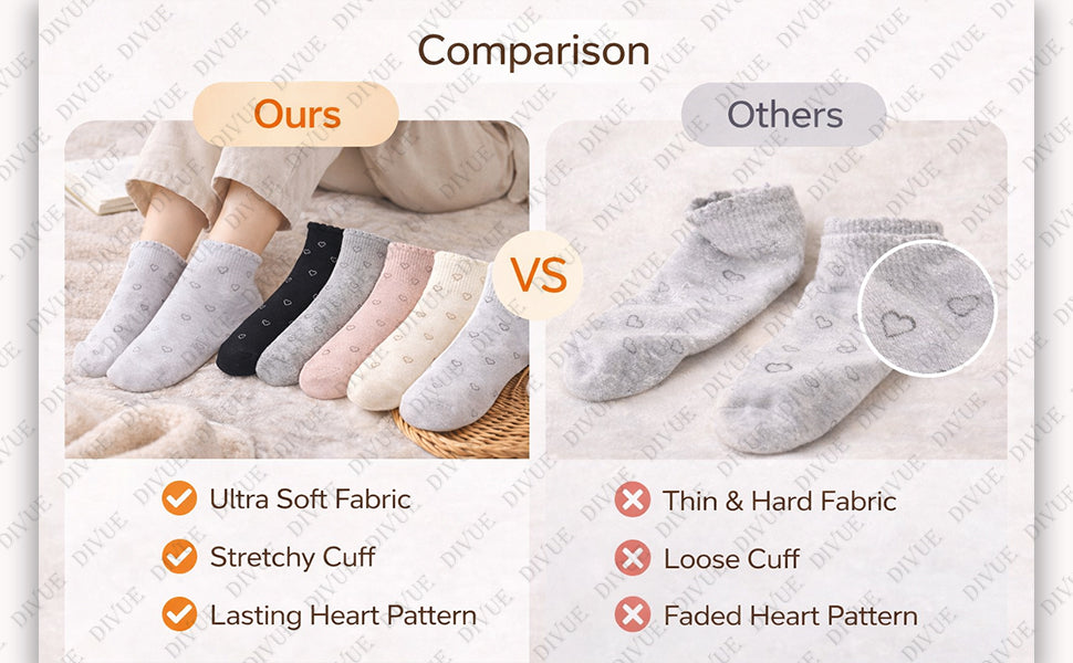 Premium Socks for Girls & Women Ankle Length