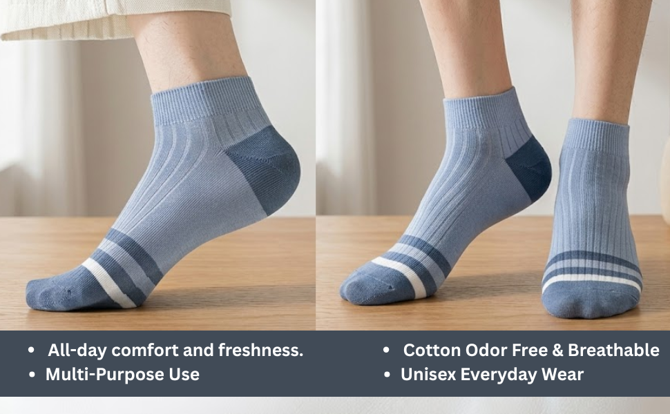 Premium Office ankle socks for men