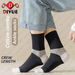 Premium Unisex Crew Length Socks Pack of 5