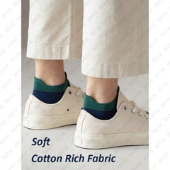 Premium Ankle Length Cotton Socks for Men & Women