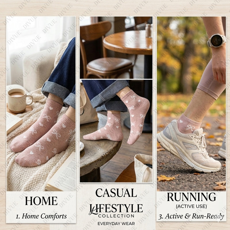 Ankle Length Socks for Girls & Women