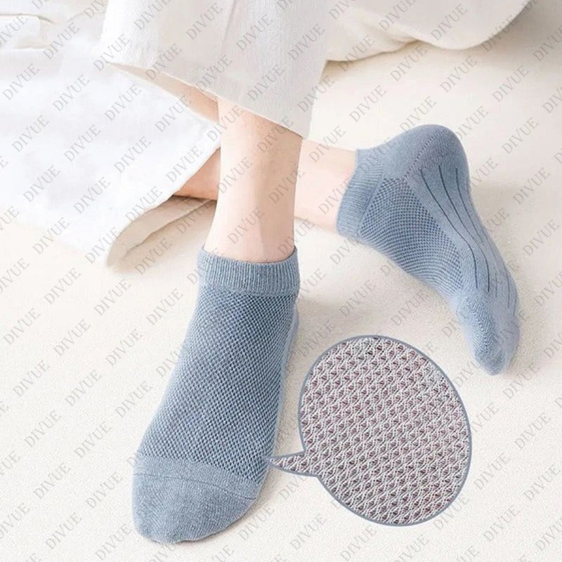 Premium Ankle Length Socks For Men And Women Net Mesh