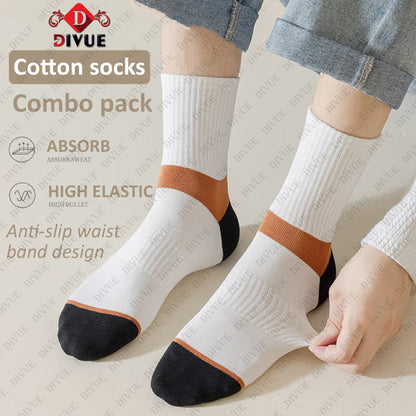 Premium Unisex Crew Length Socks Pack of 5