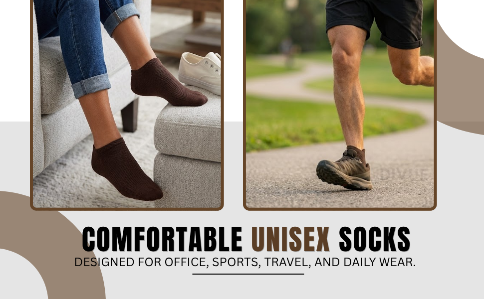 Premium Ankle Length Socks for Men and Women