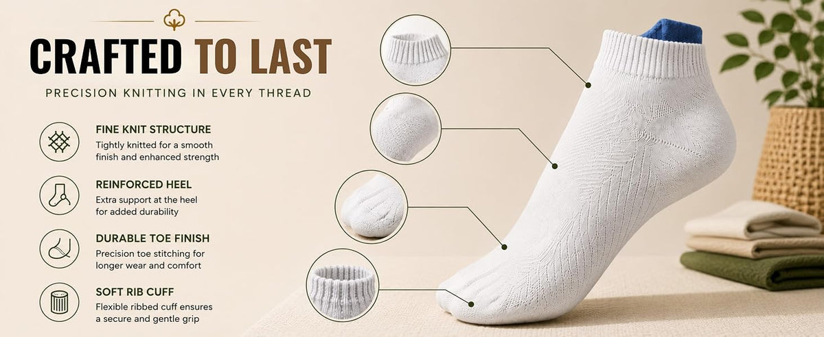 Premium Ankle Length Socks for Men & Women 7