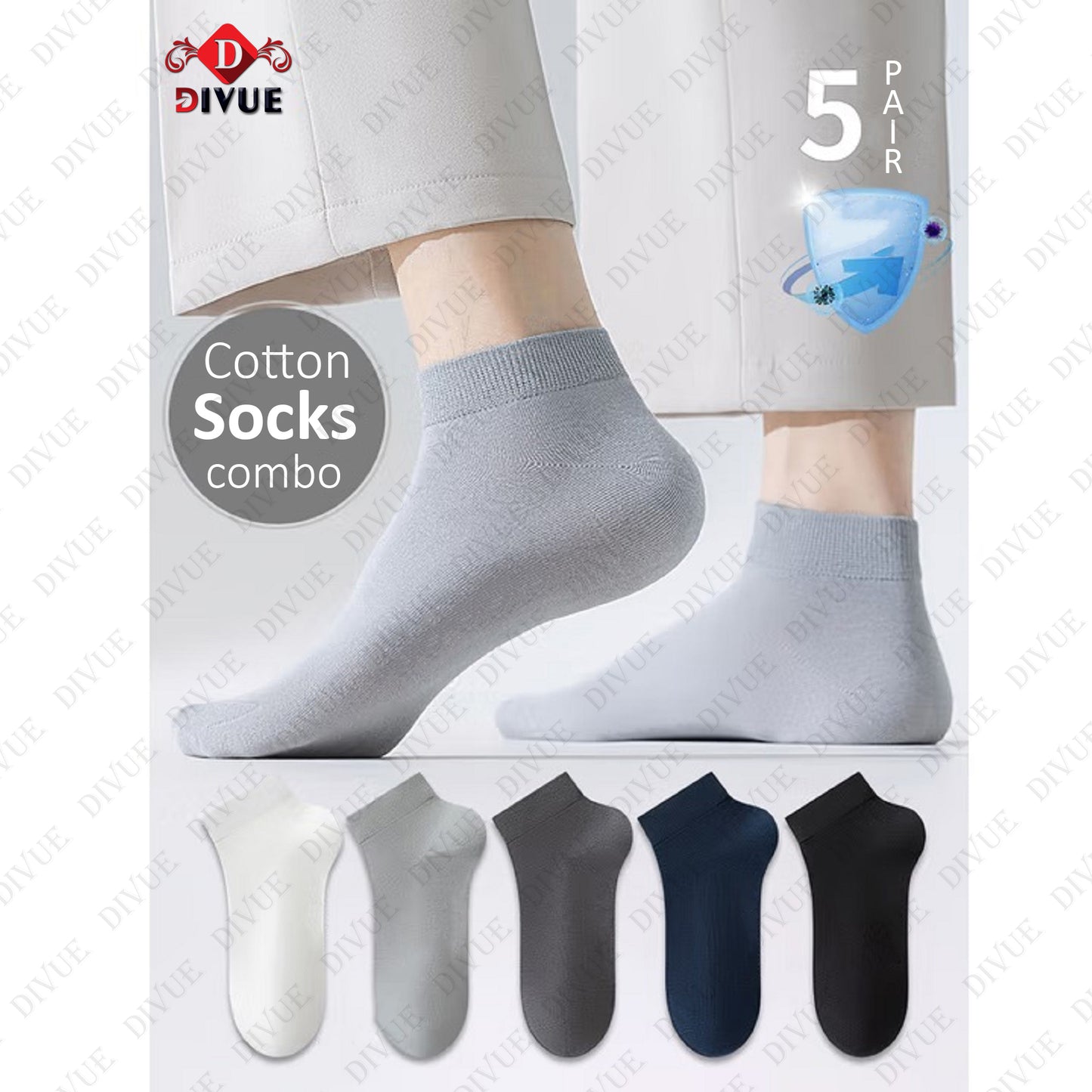 Premium ankle length regular socks for men & women!