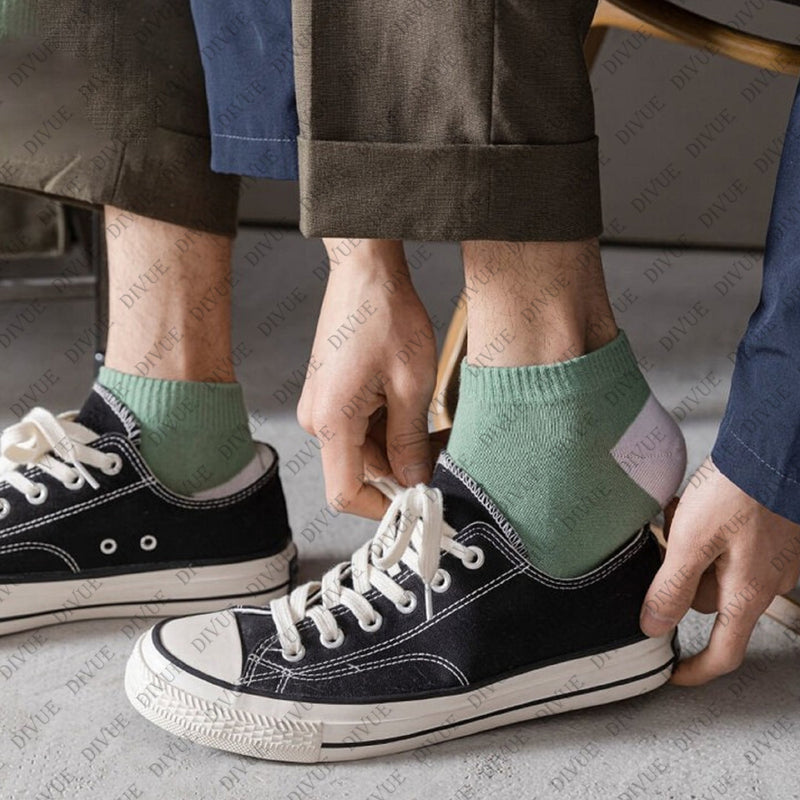 Unisex Ankle Length Cotton Socks Sport Design
