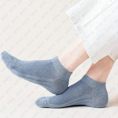 Premium Ankle Length Socks For Men And Women Net Mesh