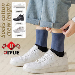 Premium Unisex Crew Length Socks Pack of 5