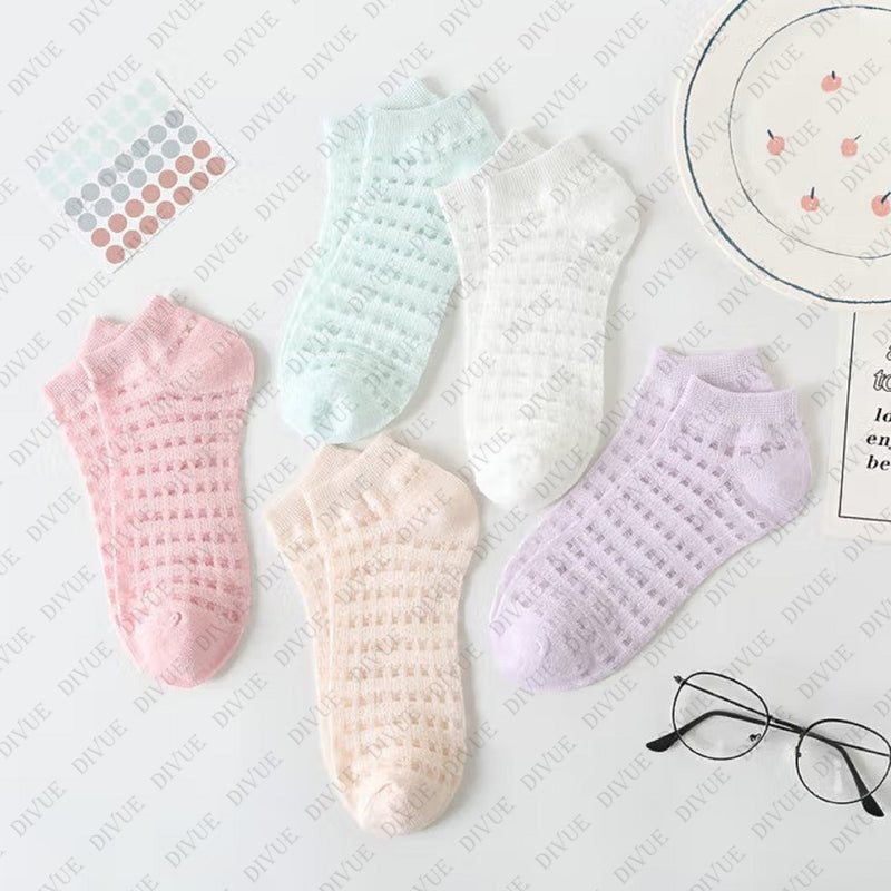 Women & Girls Ankle Length Cotton Socks