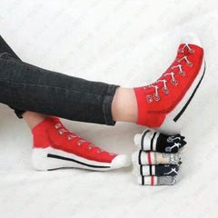 Premium Unisex Ankle Length Cotton Socks with Shoes Design