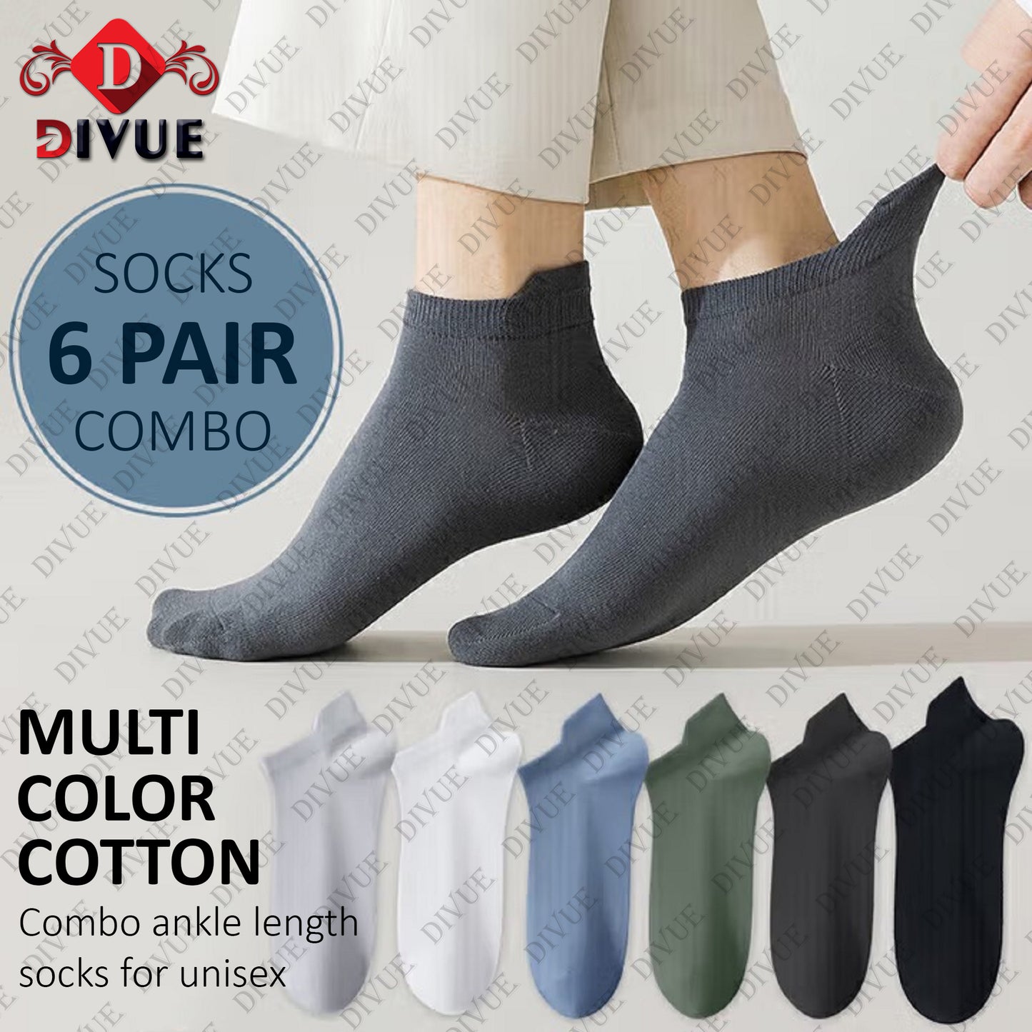 Premium Ankle Length Socks for Men & Women
