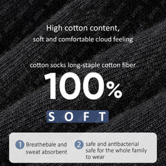 Premium Regular Ankle Length Socks Black Color – Odor-Free Cotton Socks for Men & Women – Unisex