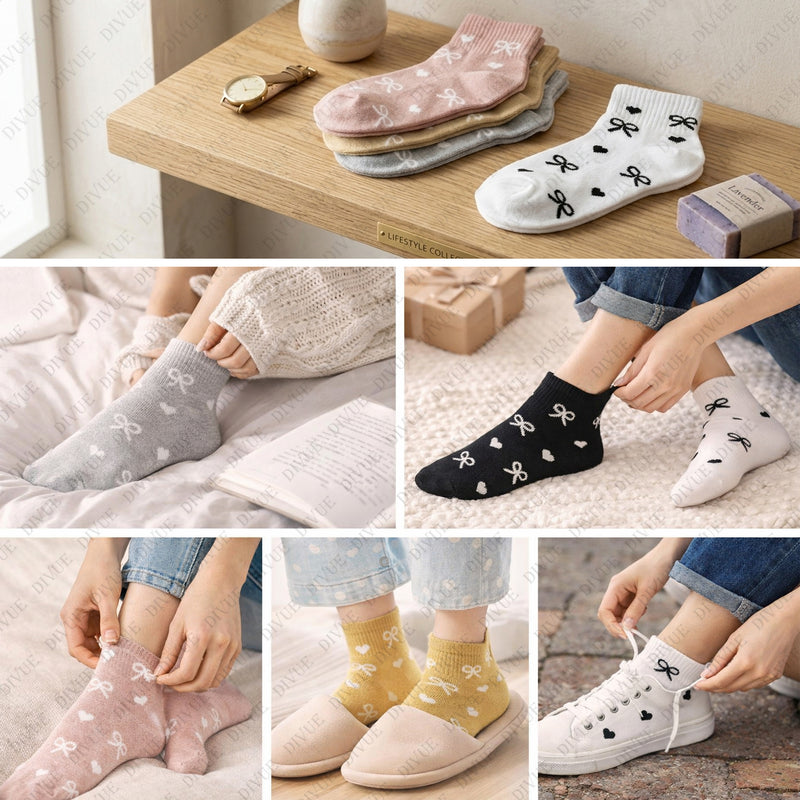 Ankle Length Socks for Girls & Women