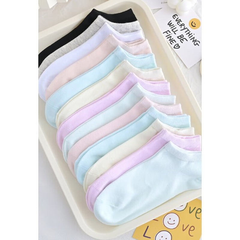 Ankle Length Socks Pack of 9 for Women & Girls