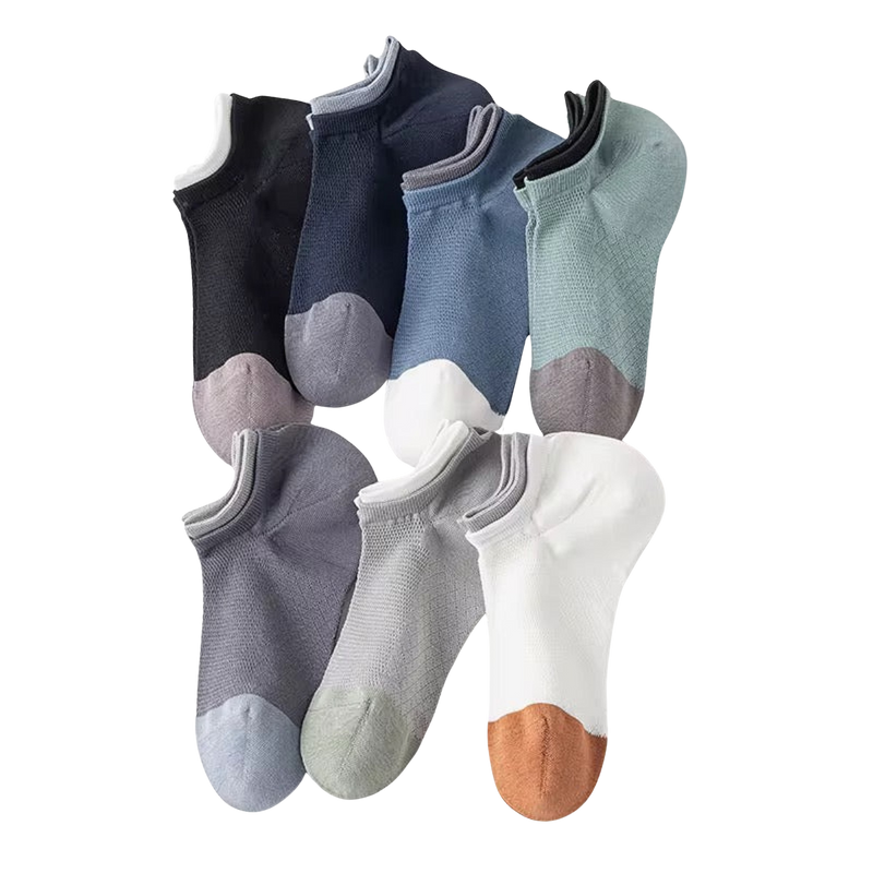 Premium cotton double cuff design socks for unisex!