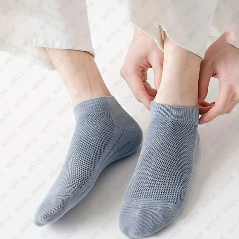 Premium Ankle Length Socks For Men And Women Net Mesh