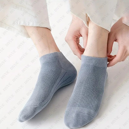 Premium Ankle Length Socks For Men And Women Net Mesh