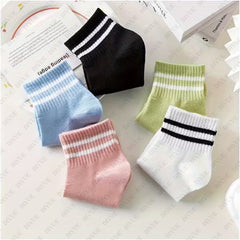 Women & Girls Ankle Length Cotton Socks