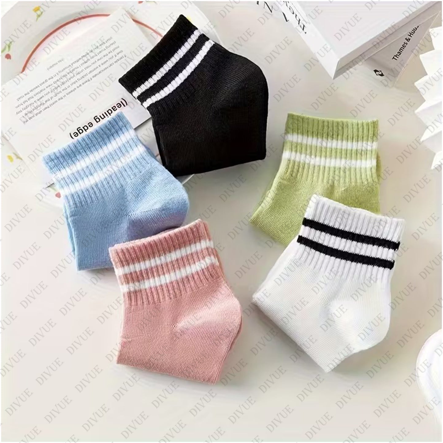 Women & Girls Ankle Length Cotton Socks