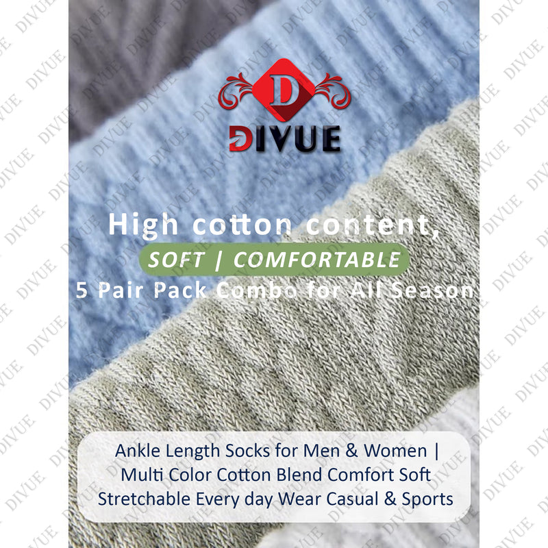 Premium Ankle Length Socks for Men & Women 7
