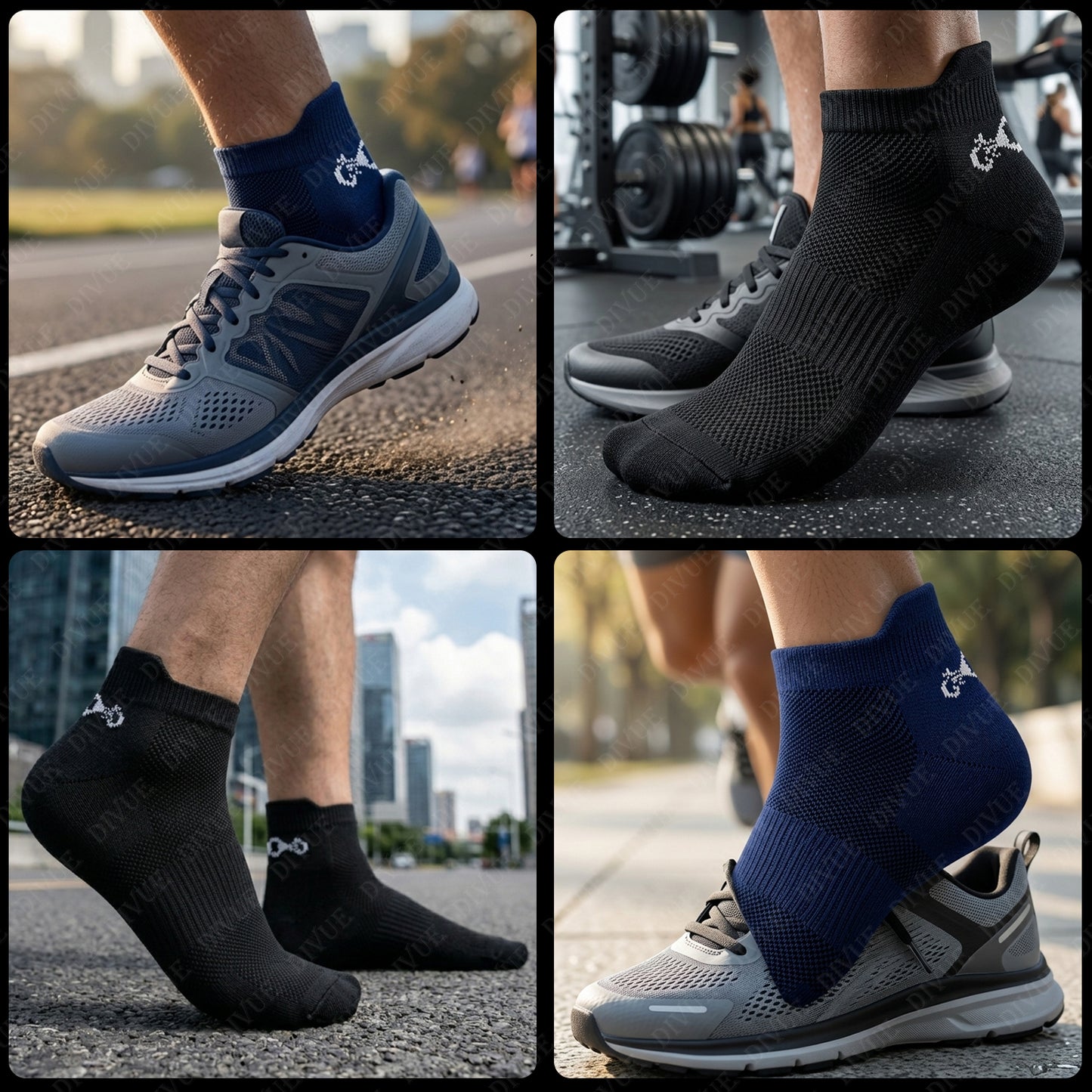 Premium Ankle Length Socks for Men & Women | 5X Stronger Than Cotton