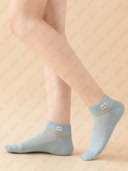 Premium Cute Rabbit Knit Design Ankle Length Socks for Girls and Women