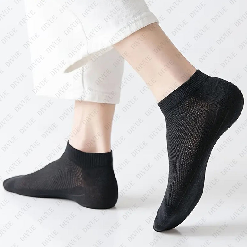 Premium Ankle Length Socks For Men And Women Net Mesh