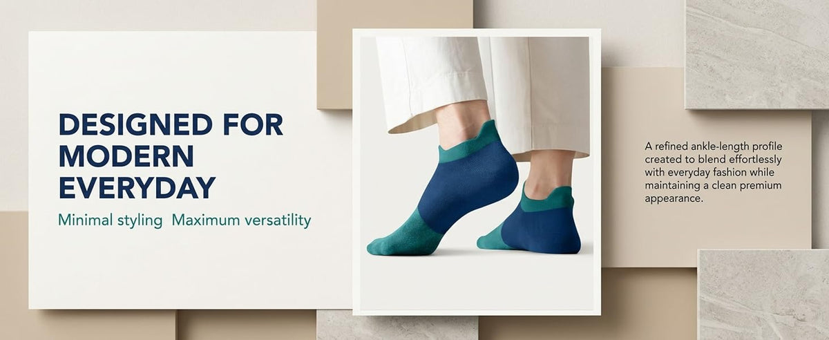 Premium Ankle Length Cotton Socks for Men & Women