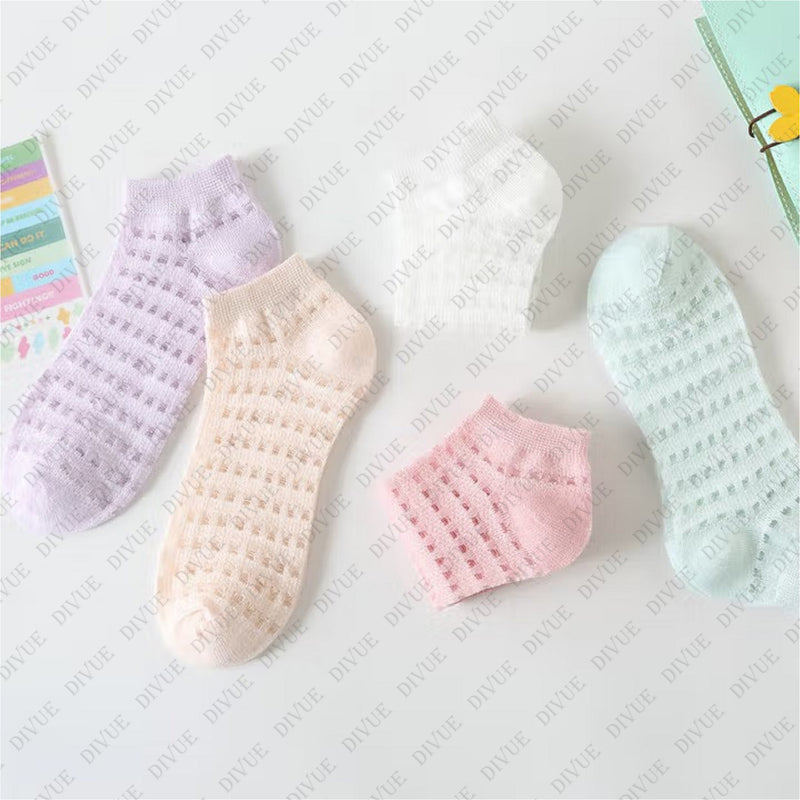 Women & Girls Ankle Length Cotton Socks