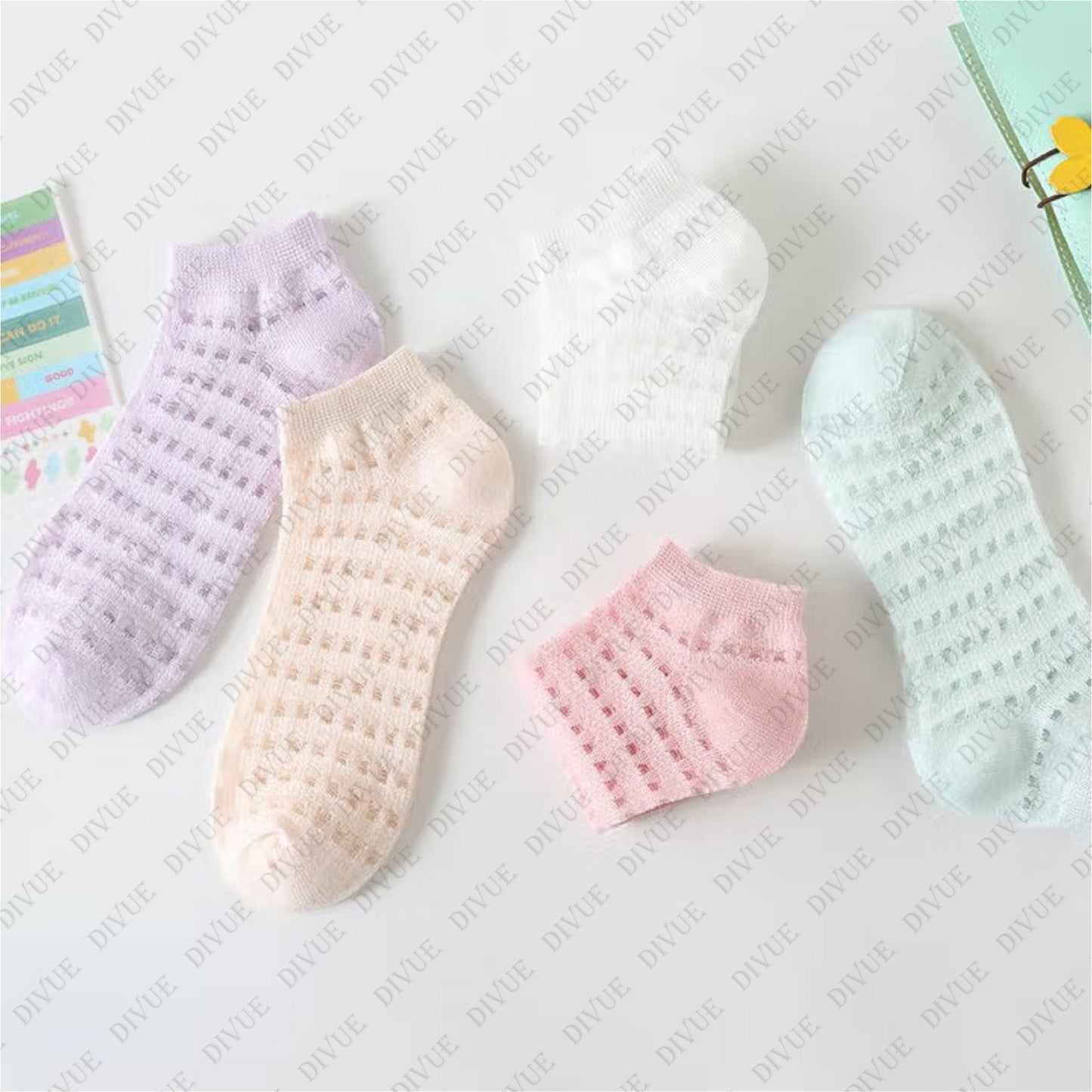 Women & Girls Ankle Length Cotton Socks